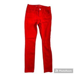 Banana Republic skinny Red jeans size 25